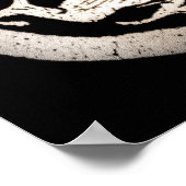 Oude Chinese drakenpuin Poster (Hoek)