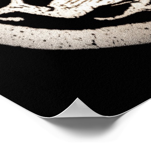 Oude Chinese drakenpuin Poster (Hoek)