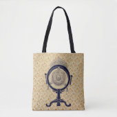 Oude Chinese Gong op Paisley Tote Bag (Voorkant)
