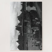Oude Chinese Guilin rivierboot Legpuzzel (Verticaal)