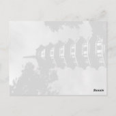 Oude Chinese Kanton de bloemige pagode Briefkaart (Achterkant)