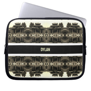 Oude Chinese Kanton Foshan vooroudertempel Laptop Sleeve