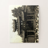 Oude Chinese Kanton Foshan vooroudertempel Legpuzzel (Verticaal)