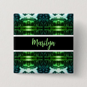Oude Chinese Kanton martelaren park Vierkante Button 5,1 Cm
