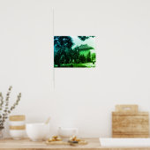 Oude Chinese Kanton martelarenpark Poster (Keuken)