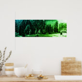 Oude Chinese Kanton martelarenpark Poster (Keuken)