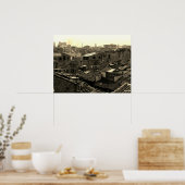 Oude Chinese Kanton stad Poster (Keuken)