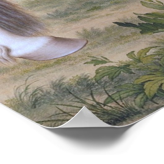  oude Chinese kunst Poster (Hoek)