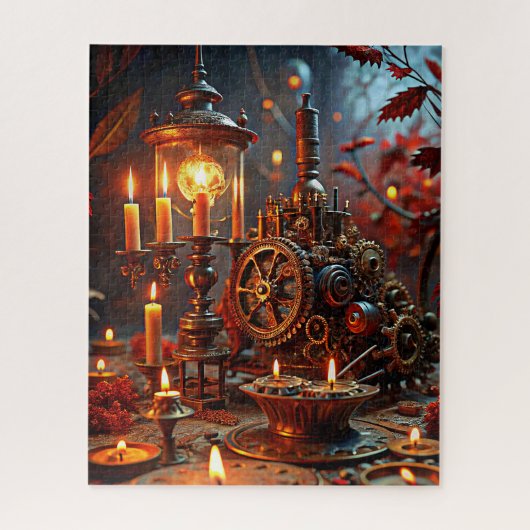 Oude Chinese kunstpuzzel Legpuzzel (Verticaal)