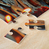 Oude Chinese kunstpuzzel Legpuzzel (Zijkant)