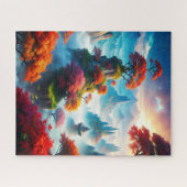 Oude Chinese kunstpuzzel Legpuzzel (Horizontaal)