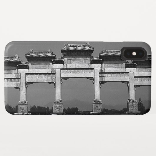 Oude Chinese Pekin poort ming tombes Case-Mate iPhone Case (Achterkant (horizontaal))