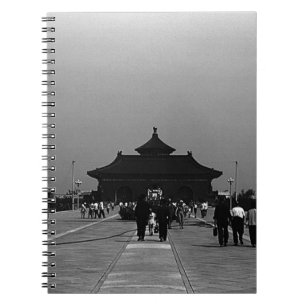 Oude Chinese Pekin verboden stads poort Notitieboek