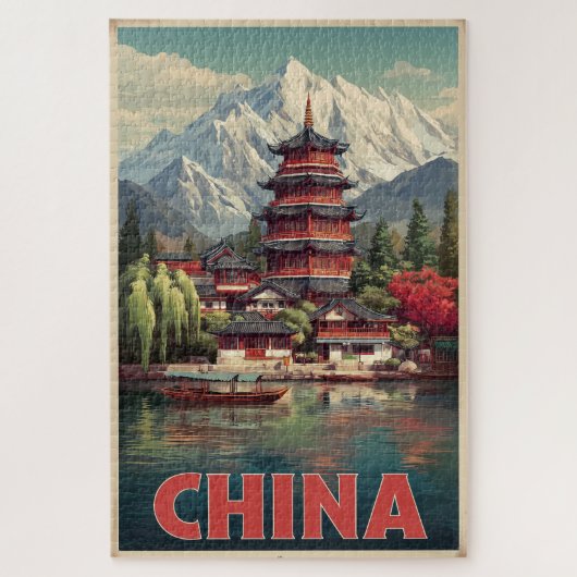 Oude Chinese Puzzel (Verticaal)