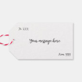 Oude Chinese Scène Papierknip Geschenklabel Cadeaulabel (Achterkant Horizontaal)