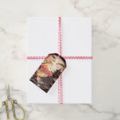 Oude Chinese Scène Papierknip Geschenklabel Cadeaulabel (Met Touw)