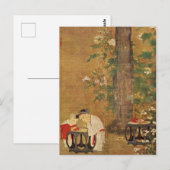 Oude Chinese schilderijen van de verkoopcommissie  Briefkaart (Voorkant / Achterkant)