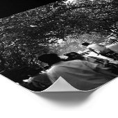 Oude Chinese Shanghai straat Poster (Hoek)