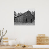 Oude Christelijke Kerk Poster (Keuken)