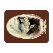 Oude Christy Girl, Antieke Bruidsportret Magneet (Horizontaal)