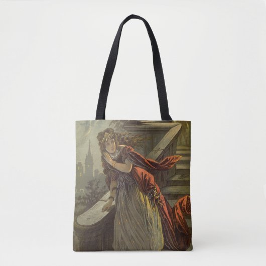 Oude Cinderella, Victoriaanse Sprookjes Tote Bag (Voorkant)