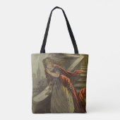 Oude Cinderella, Victoriaanse Sprookjes Tote Bag (Achterkant)