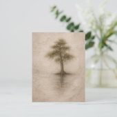Oude Cipres | Landschapskunst | Briefkaart (Staand voorkant)