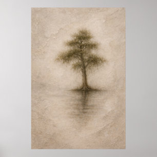 Oude Cipres   Landschapskunst   Poster