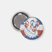 Oude circusaankondiging magneet (Voorkant / Achterkant)