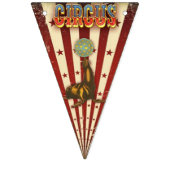 Oude Circusbanner Vlaggetjes (Eerste vlag)