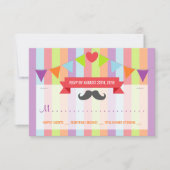 Oude Circusposter Kinderverjaardag RSVP Kaart (Voorkant)