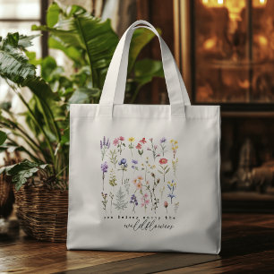 Oude citroenbloem spreuk tote bag