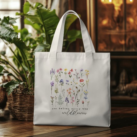 Oude citroenbloem spreuk tote bag