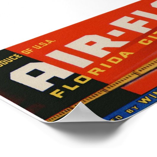  oude citrusvruchtensoormerken poster (Hoek)