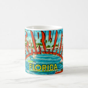 Oude Clearwater Florida Ansichtkaart Mok