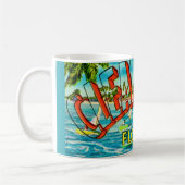 Oude Clearwater Florida Ansichtkaart Mok (Links)