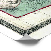 Oude Colorado-kaart 1862 Poster (Hoek)