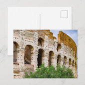 Oude Colosseum-ruïnes in Rome, Italië Briefkaart (Voorkant / Achterkant)
