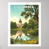 Oude Columbia South Carolina Poster (Voorkant)