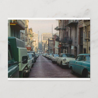 Oude Commercial Street in San Francisco bij Keary Briefkaart
