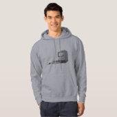 Oude computer hoodie (Voorkant volledig)