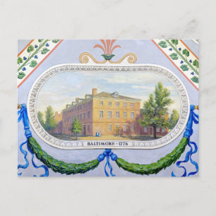 Oude Congreszaal in Baltimore Maryland Briefkaart