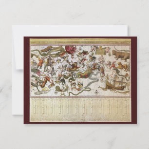 Oude Constellation Sterrenkaart van Backer en Broe