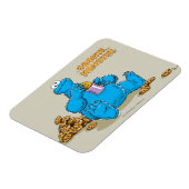 Oude Cookie Monster eet koekjes Magneet (Linkerzijde)