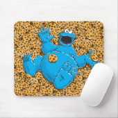 Oude Cookie Monster en koekjes Muismat (Met muis)