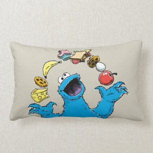 Oude Cookie Monster Jongleeract Kussen