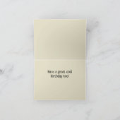 Oude coole vuilniswagen in het onkruid leuke verja kaart (Binnen)