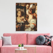 Oude coquette canvas afdruk (Insitu (Woonkamer))