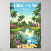 Oude Coral Springs Florida Poster (Voorkant)