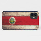 Oude Costa Ricaanse vlag Case-Mate iPhone Case (Achterkant (horizontaal))